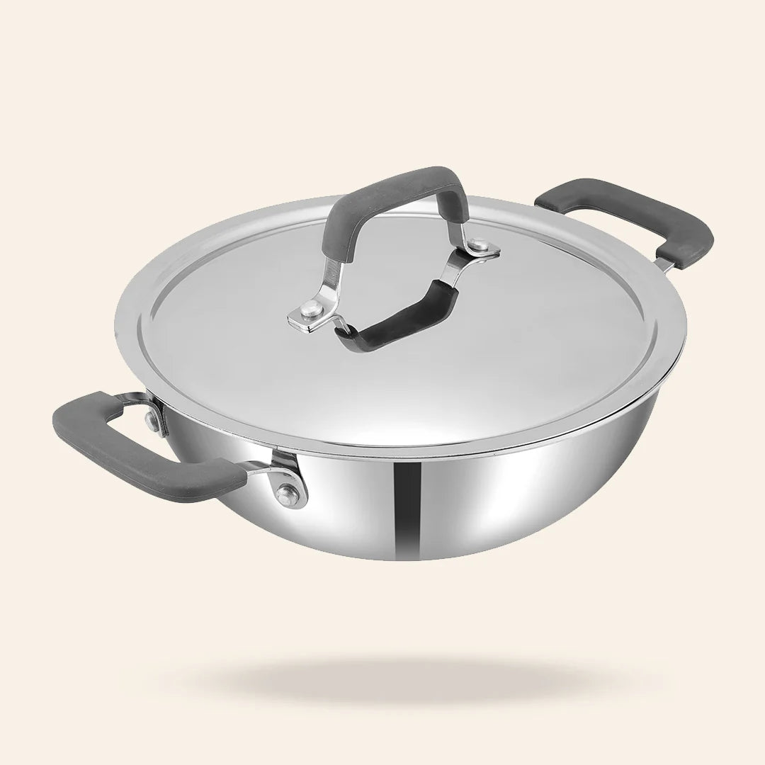 Vinod Platinum Triply Luxe 5 pc Set (with Lids)