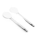 Vinod Stainless Steel Paratha Palta 31 cm Cooking Turner for Chapati, Dosa, Uttapam, Roti & Paratha Flat Plain Cooking Spoon Steel Spatula I Must Have Kitchen Tools I Set of 2