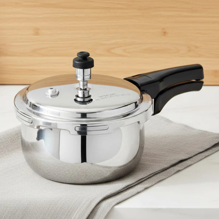 Doniv Titanium Triply Stainless Steel Pressure Cookers , Outer Lid, Induction Friendly