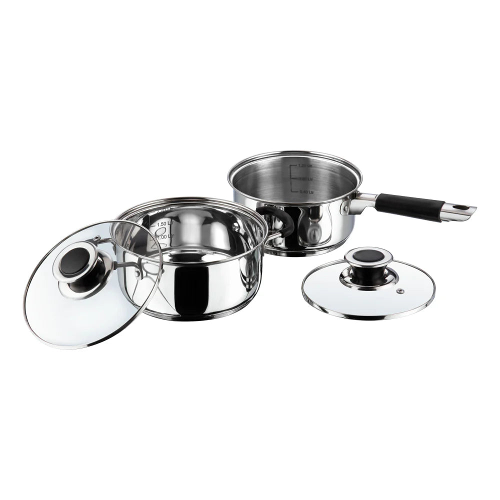 Vinod Stainless Steel Master Chef Cookware Set (Induction Friendly)