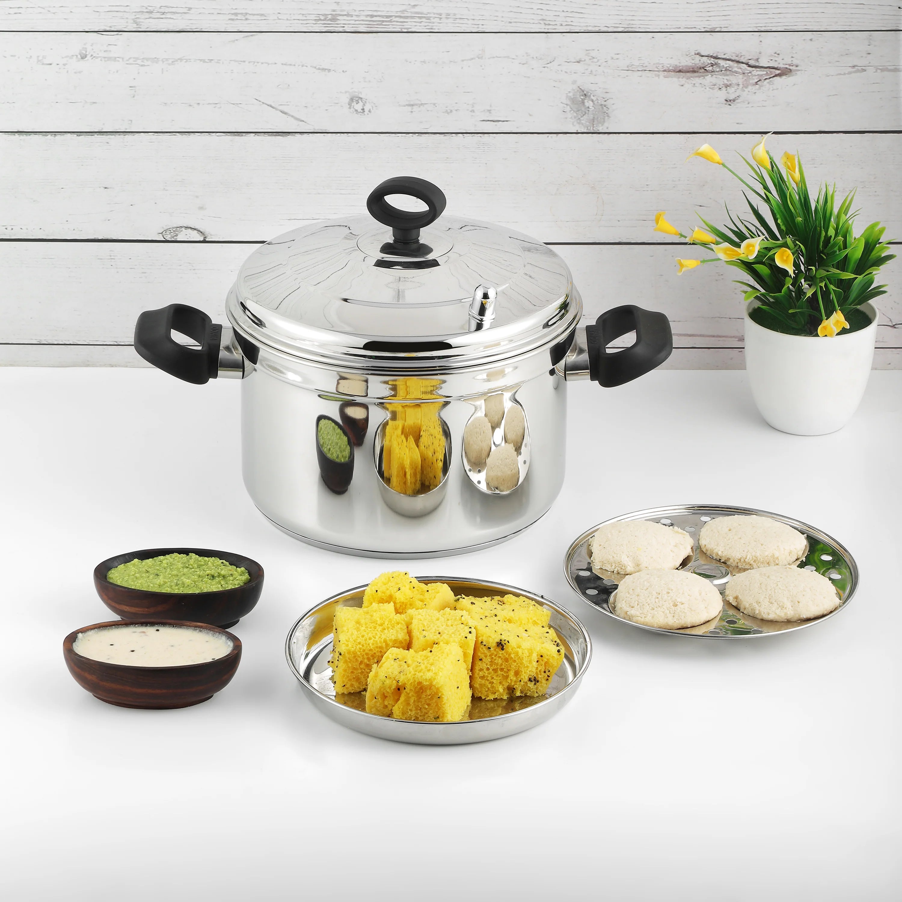 Vinod Stainless Steel Multi Pot (Induction Friendly)