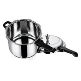 Vinod 18/8 Stainless Steel Outer Lid Pressure Cooker