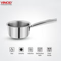 Vinod – Claro Heavy Gauge Stainless Steel Sauce Pan (Plain), 1.5 mm