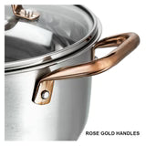 Vinod Oxford Stainless Steel Saucepot Set (Induction Friendly)