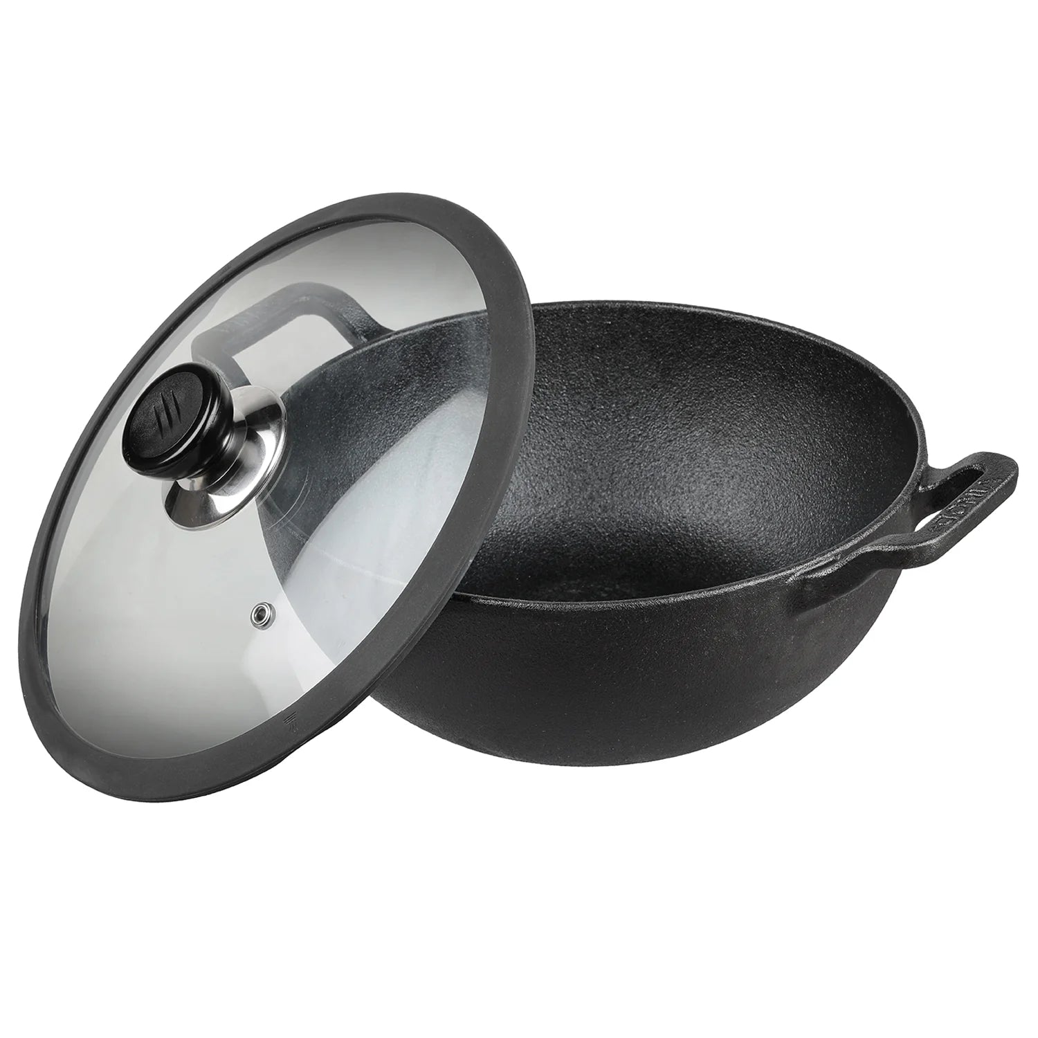 Vinod Legacy Pre - Seasoned Cast Iron Kadai