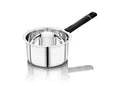 Vinod Stainless Steel Premium Plain Sauce Pan Heavy Gauge Milk Pan, Tea Pan, Induction & Gas Stove Compatible, Dishwasher Safe, Durable Tea Pot for Kitchen