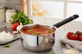 Vinod Stainless Steel Premium Plain Sauce Pan Heavy Gauge Milk Pan, Tea Pan, Induction & Gas Stove Compatible, Dishwasher Safe, Durable Tea Pot for Kitchen