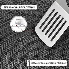 Vinod Platinum Triply Stainless Steel SAS Pro Concave Tawa - 25 cm (Induction Friendly)