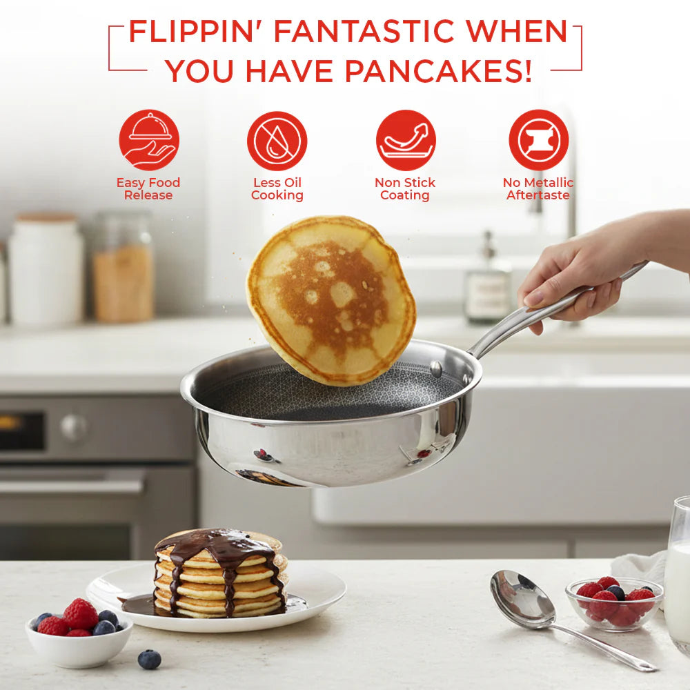 Vinod Platinum SAS PRO Sautepans with lid