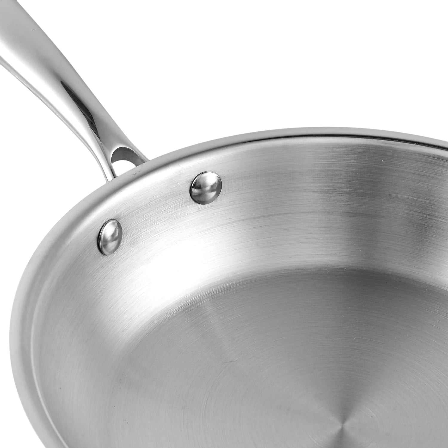Vinod Platinum Triply Stainless Steel Kadai with Lid (Induction Friendly) (Copy)