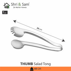 Stainless Steel Salad Tong Thumb