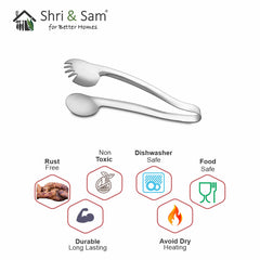 Stainless Steel Salad Tong Thumb