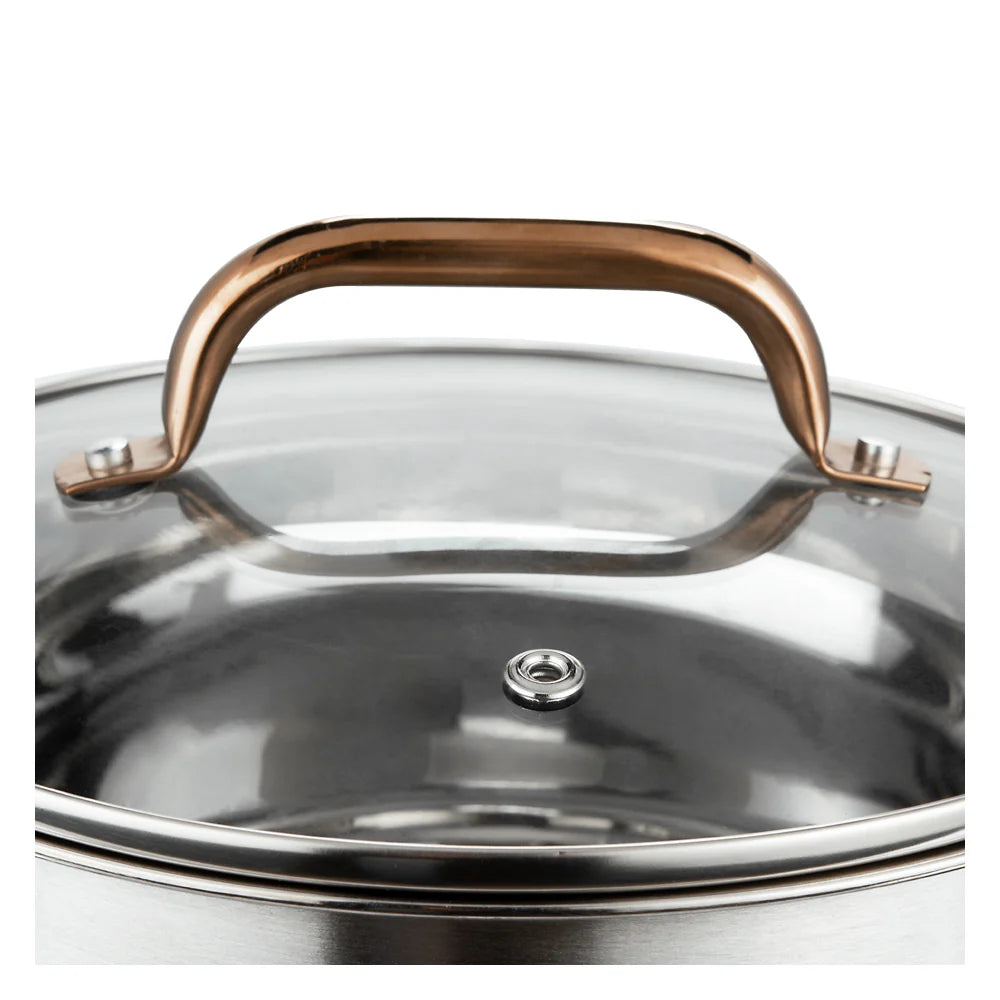 Vinod Oxford Stainless Steel Saucepot Set (Induction Friendly)