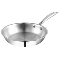 Vinod Platinum Triply Stainless Steel Kadai with Lid (Induction Friendly) (Copy)