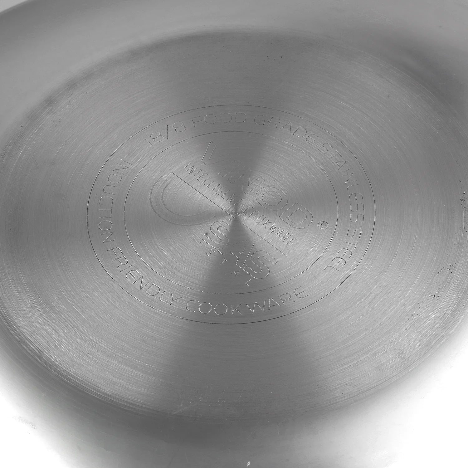 Vinod Platinum Triply Stainless Steel Wok - 26 cm (Induction Friendly)