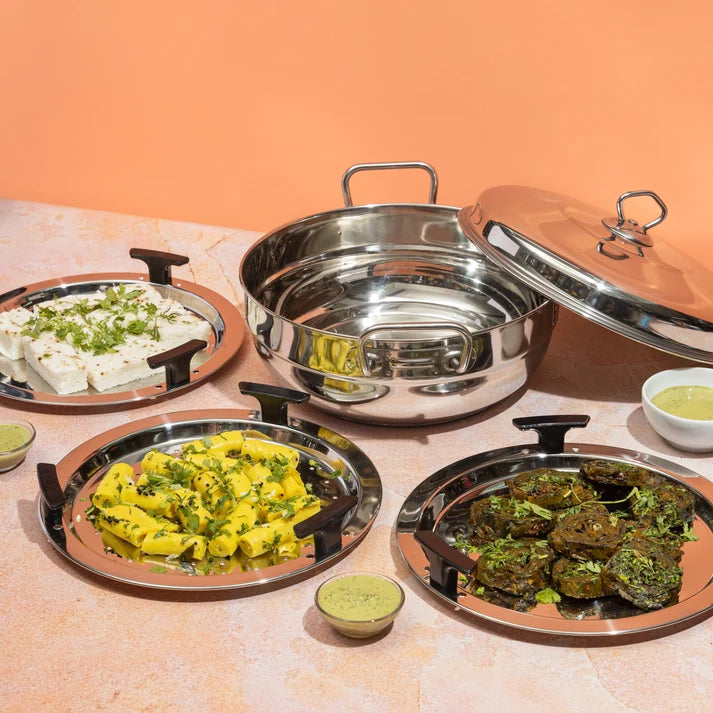 Vinod Stainless Steel Multi Kadhai (Induction Friendly)