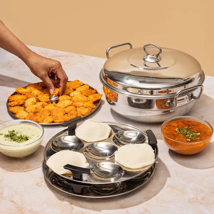 Vinod Stainless Steel Multi Kadhai (Induction Friendly)