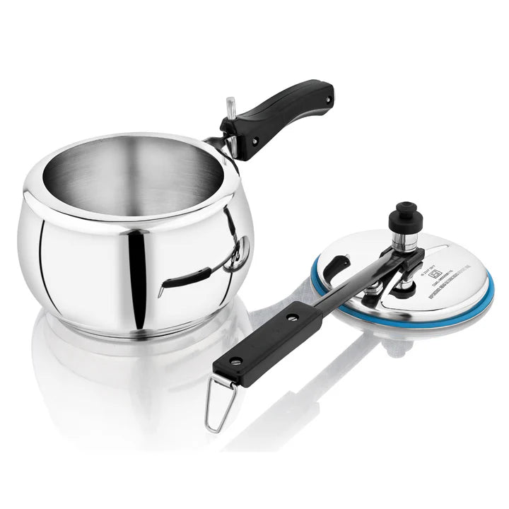 Doniv Stainless Steel Sandwich Bottom Pressure Cooker With Inner Lid  (Amaze Series) – Induction Friendly