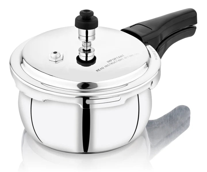 Doniv Titanium Triply Stainless Steel Pressure Cookers, Outer Lid, Induction Friendly