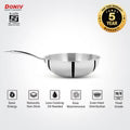 Doniv Titanium Triply Stainless Steel Wok