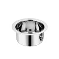 Vinod Stainless Steel Induction Friendly Round Bottom Tope Without Lid - Three Set - 650 ml, 1000ml & 1500ml