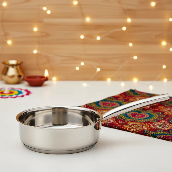 Doniv Majestic Stainless Steel Sandwich Bottom Fry Pan – Induction Friendly