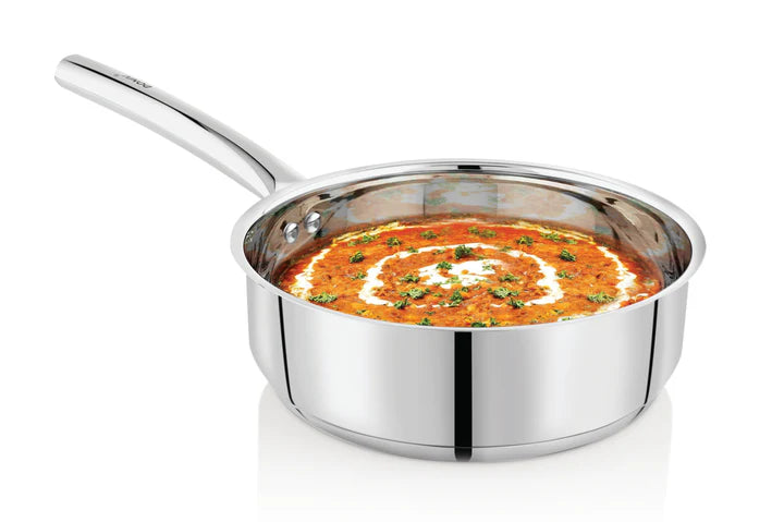 Doniv Majestic Stainless Steel Sandwich Bottom Fry Pan – Induction Friendly
