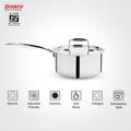 Doniv Titanium Triply Stainless Steel Sauce Pan with Cover Induction Friendly