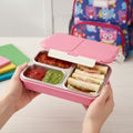 VINOD Stainless Steel Tiffin 3 Compartment Airtight Silicone-Sealed Lid, Food-Grade Steel, Secure Clips and Insulated
