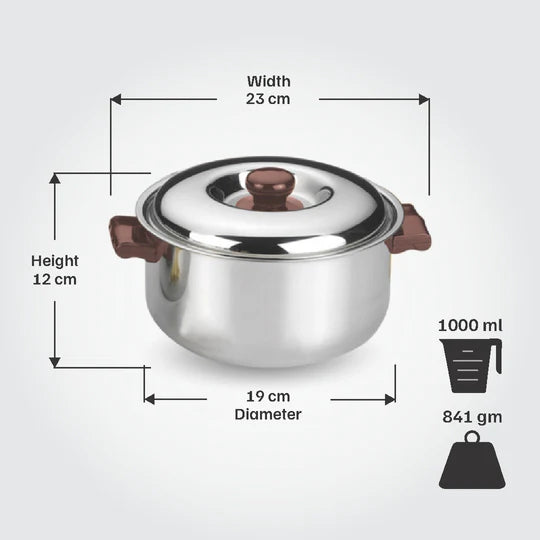 Vinod Stainless Steel Hot Casserole