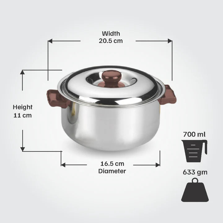 Vinod Stainless Steel Hot Casserole
