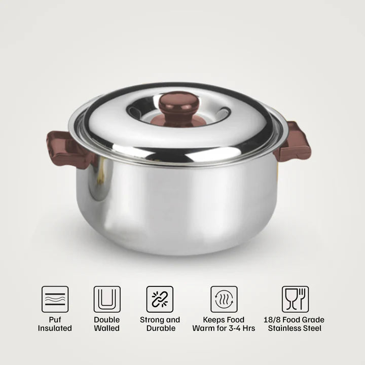 Vinod Stainless Steel Hot Casserole