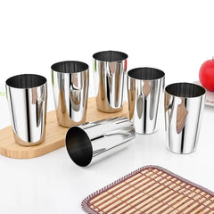 Vinod Stainless Steel Ice Thumbs Up Glass, Set of 6 Pieces, No.7.5 – Capacity 400 ml