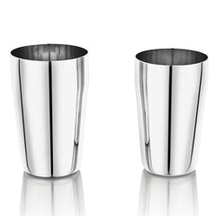Vinod Stainless Steel Ice Thumbs Up Glass, Set of 6 Pieces, No.7 – Capacity 350 ml