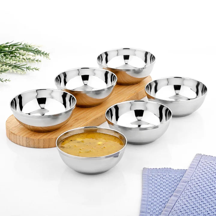 Vinod Stainless Steel Maharaja Bowl set of 12 pcs