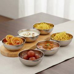 Vinod Stainless Steel Maharaja Bowl set of 12 pcs