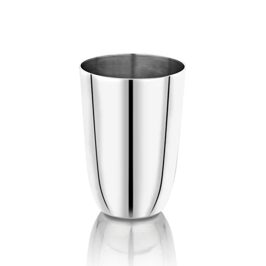 VINOD Stainless Steel Passion Glass Set of 6 - 300 ml with Highest Grade Steel, Mirror Finish, Long Lasting & Durable, Dishwasher Safe