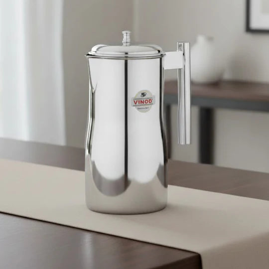 Vinod Stainless Steel Magnum Water Pitcher / Jug with Cover – 1700 ml