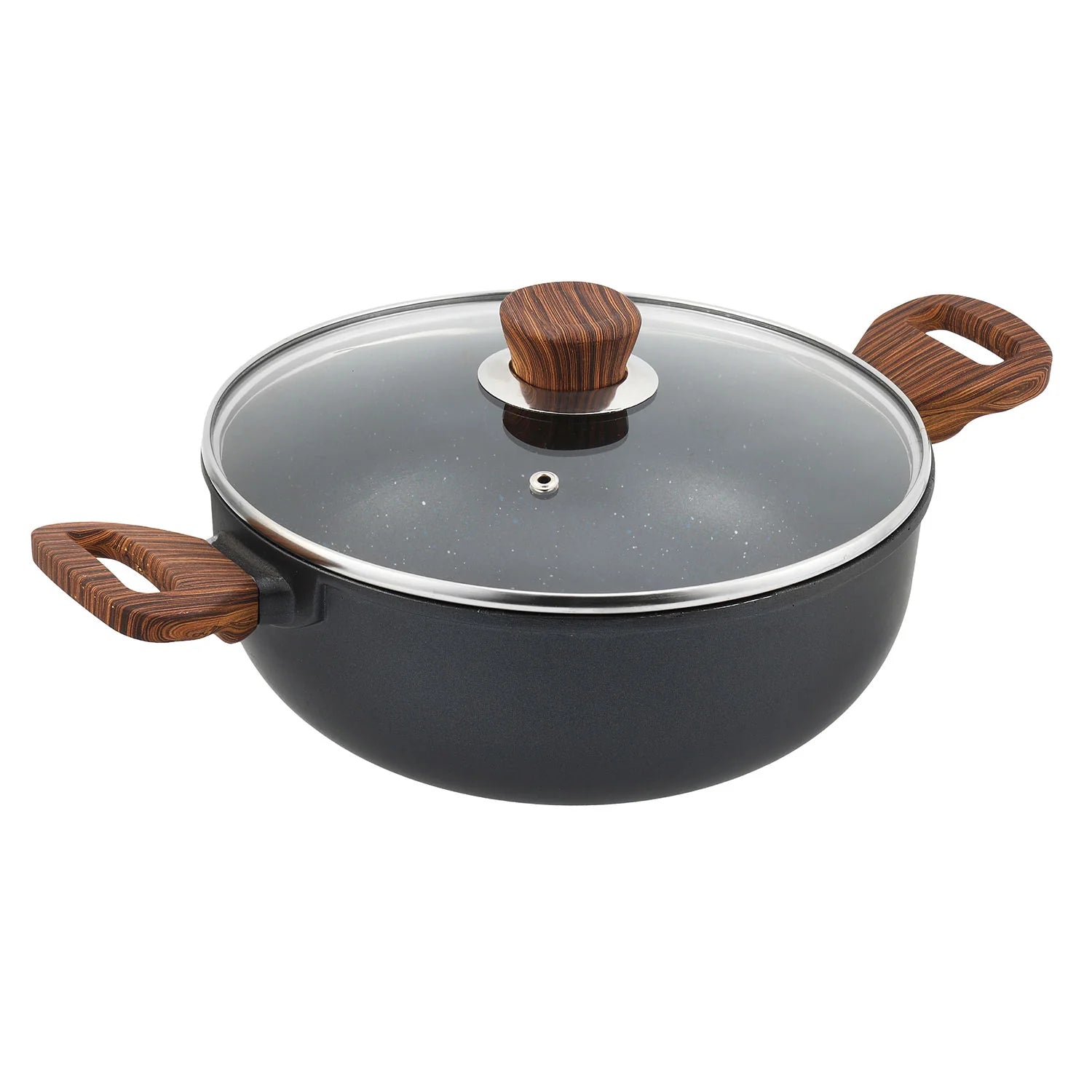 Zest Plus Kadai with Lid - Aluminum Die Cast (Induction Friendly)