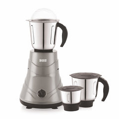 BOSS Alpha 750W Mixer Grinder with Powerful Motor, 3 SS Jars, 5 years warranty