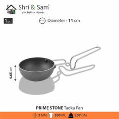 Aluminium Non - Stick Tadka Pan Primestone