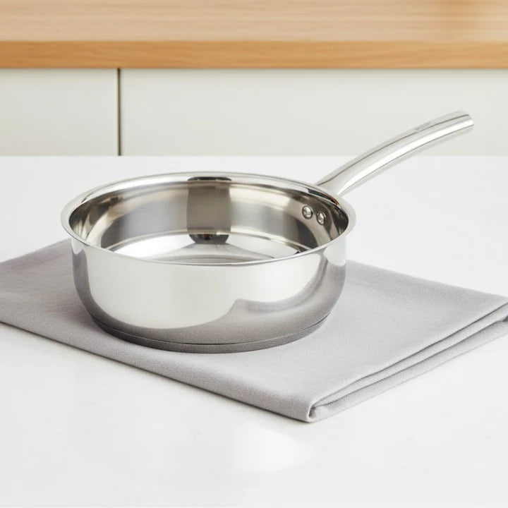 Doniv Majestic Stainless Steel Sandwich Bottom Fry Pan – Induction Friendly