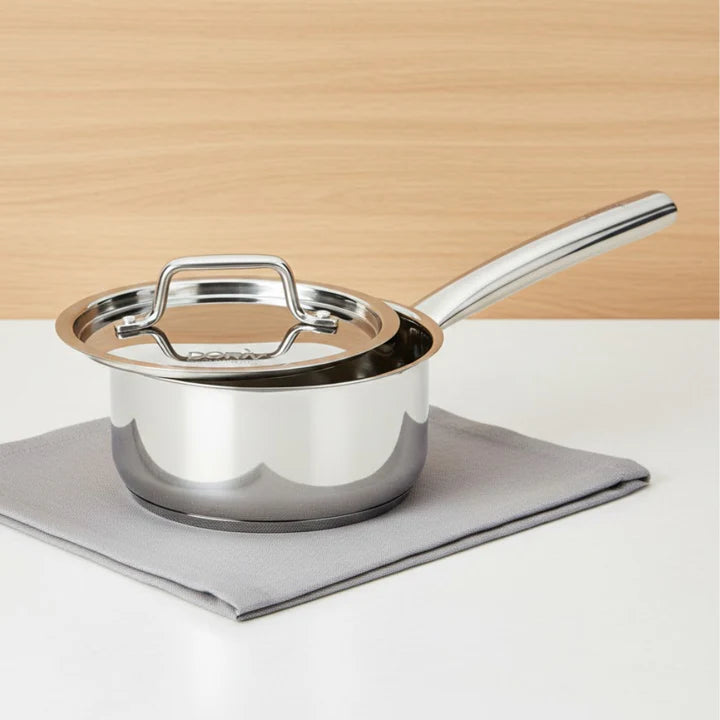 Doniv Stainless Steel Majestic Sandwich Bottom Sauce Pan  – Induction Friendly