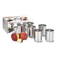 VINOD Stainless Steel Juicee Glass Set of 6 Highest Grade Steel, Tough & Strong, Dishwasher Safe, Rust Free, Long Lasting