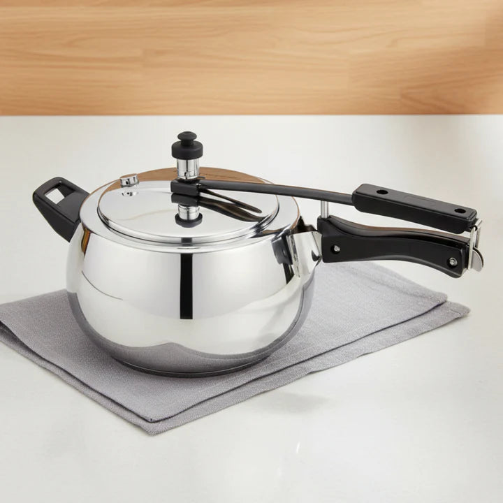 Doniv Stainless Steel Sandwich Bottom Pressure Cooker With Inner Lid  (Amaze Series) – Induction Friendly