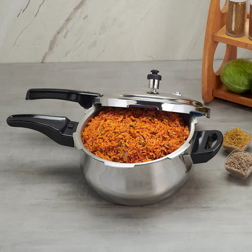 Doniv Titanium Triply Stainless Steel Pressure Cookers , Outer Lid, Induction Friendly