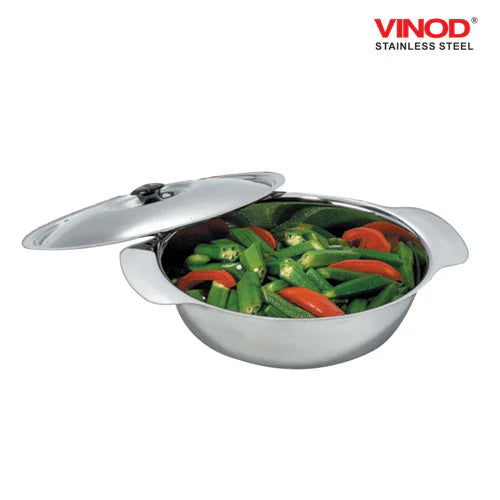 Vinod Stainless Steel Royal Veg Serving Dish with Cover