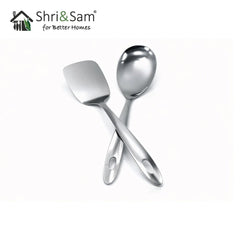 Stainless Steel 2 Pcs Serving Tools Pearl