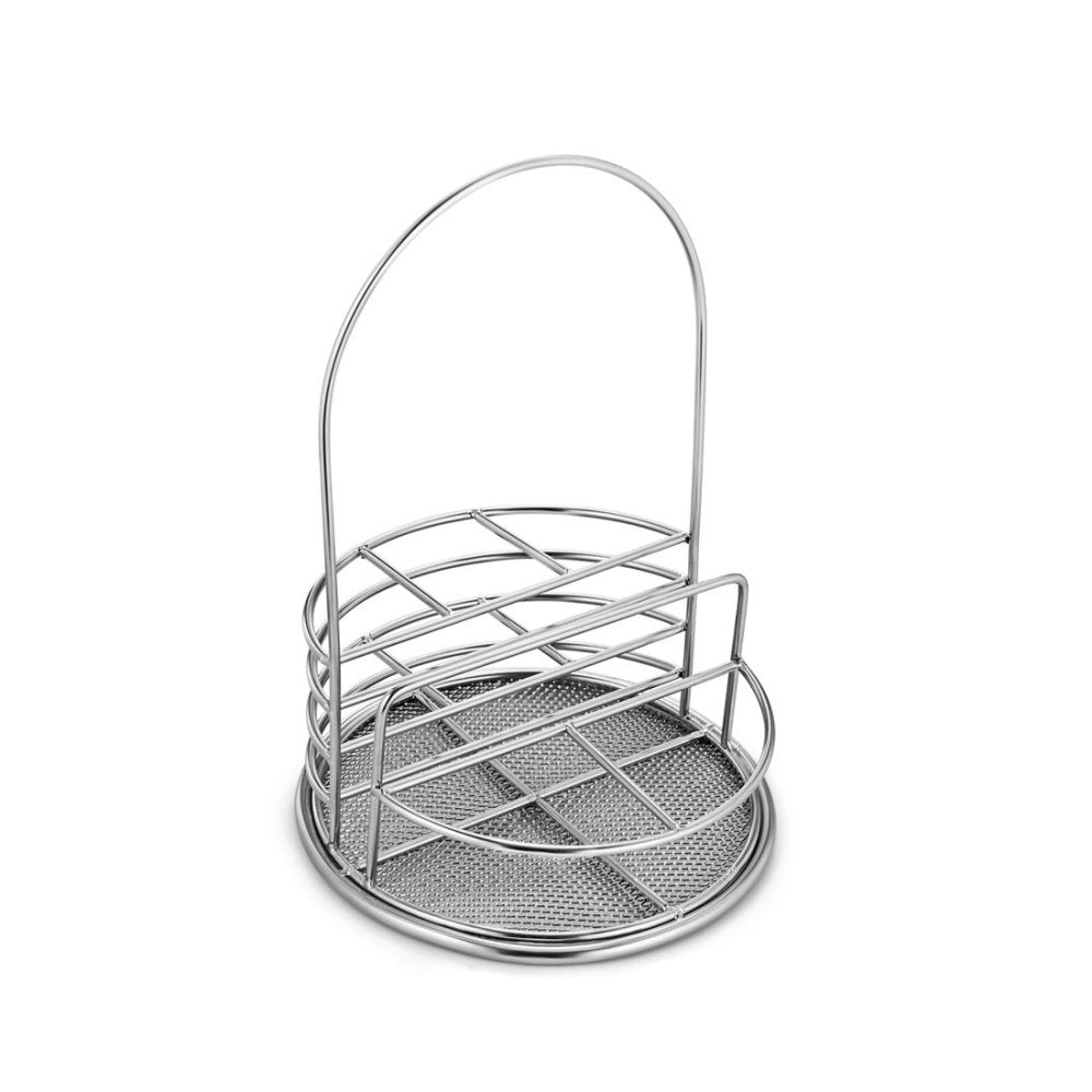 Stainless Steel 24 PCS Cutlery Set (6 Pcs Tea Spoon, 6 Pcs Dessert Spoon, 6 Pcs Dessert Fork and 6 Pcs Dessert Knife) with Stand Gleamware