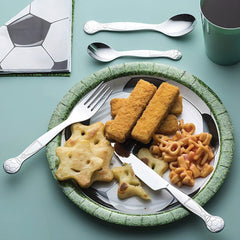 Stainless Steel 4 PCS Kids Cutlery Set On the Ball